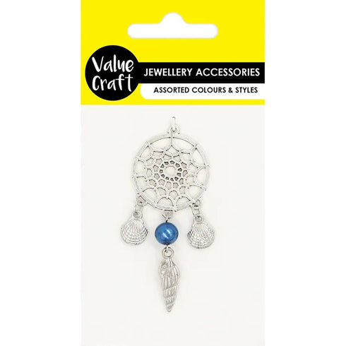 Dreamcatcher Shape with Shell Charm
